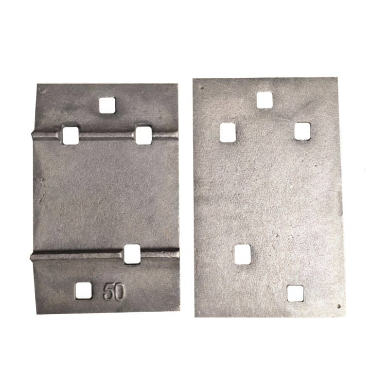 Quais são os principais tipos de peças estampadas em trilhos?